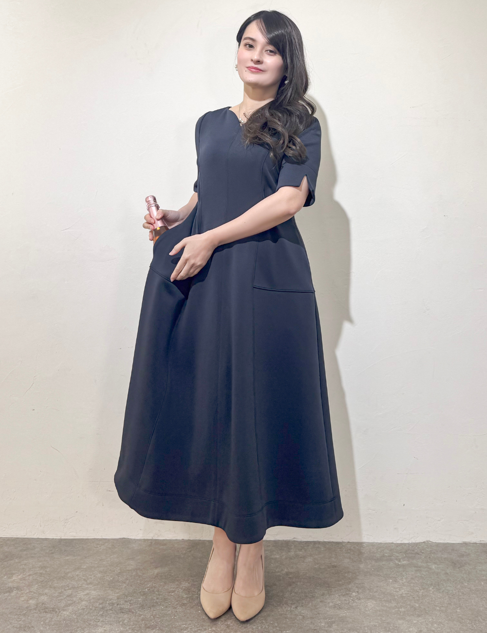 ストレッチハートネックワンピ - Pinup Closet ONLINE STORE