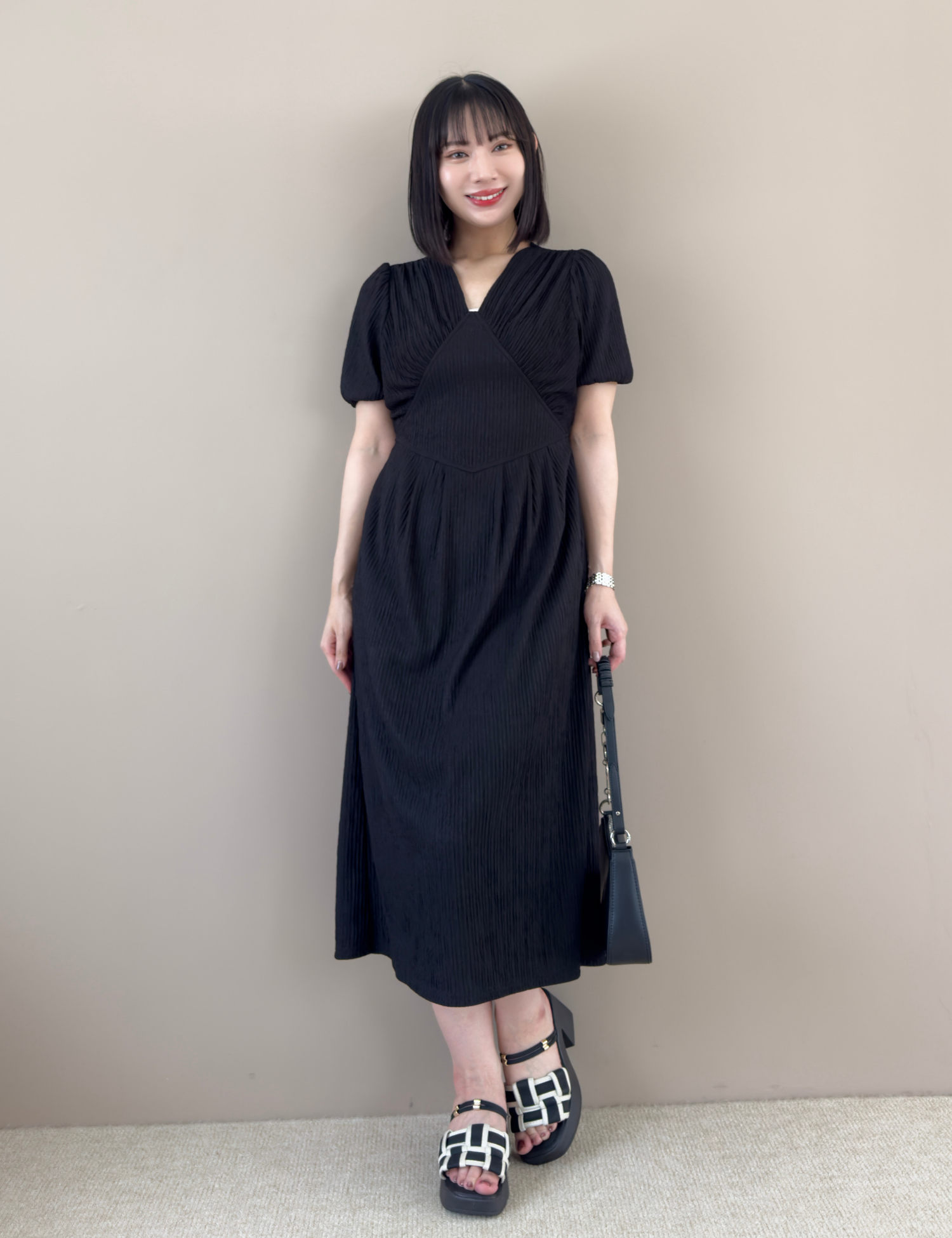 ナチュラルプリーツワンピ| CINEMATIQ by Pinup Closet ナチュラルプリーツワンピ| CINEMATIQ by Pinup Closet