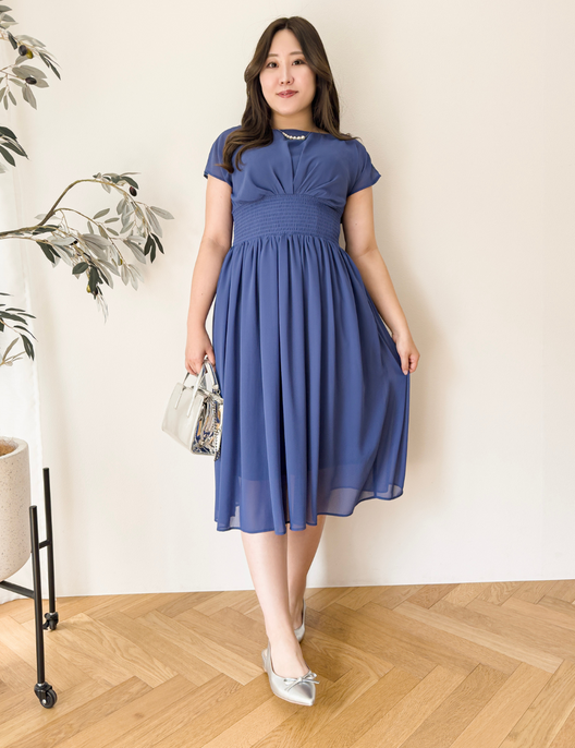 ドレープシャーリングワンピ - Pinup Closet ONLINE STORE