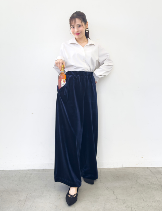 2wayベロアパンツ