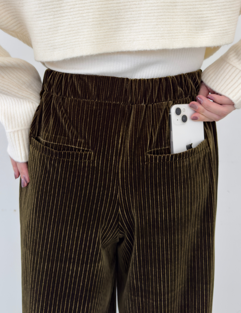 2wayベロアパンツ