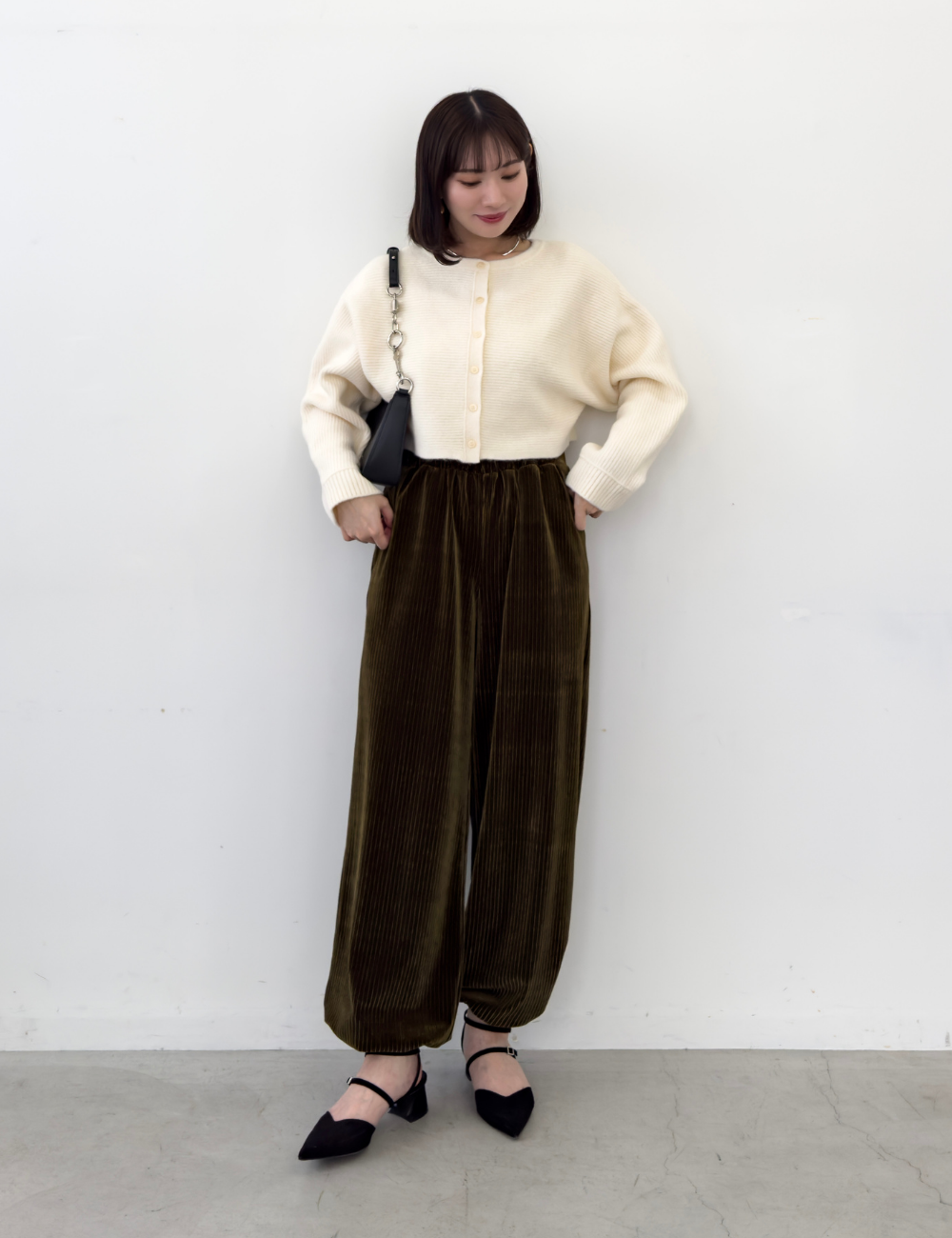 2wayベロアパンツ