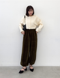 2wayベロアパンツ