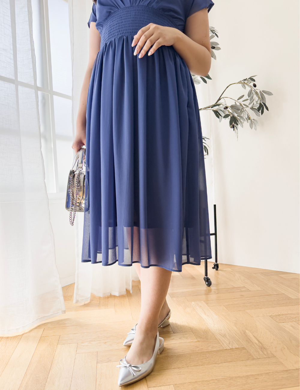 ドレープシャーリングワンピ - Pinup Closet ONLINE STORE
