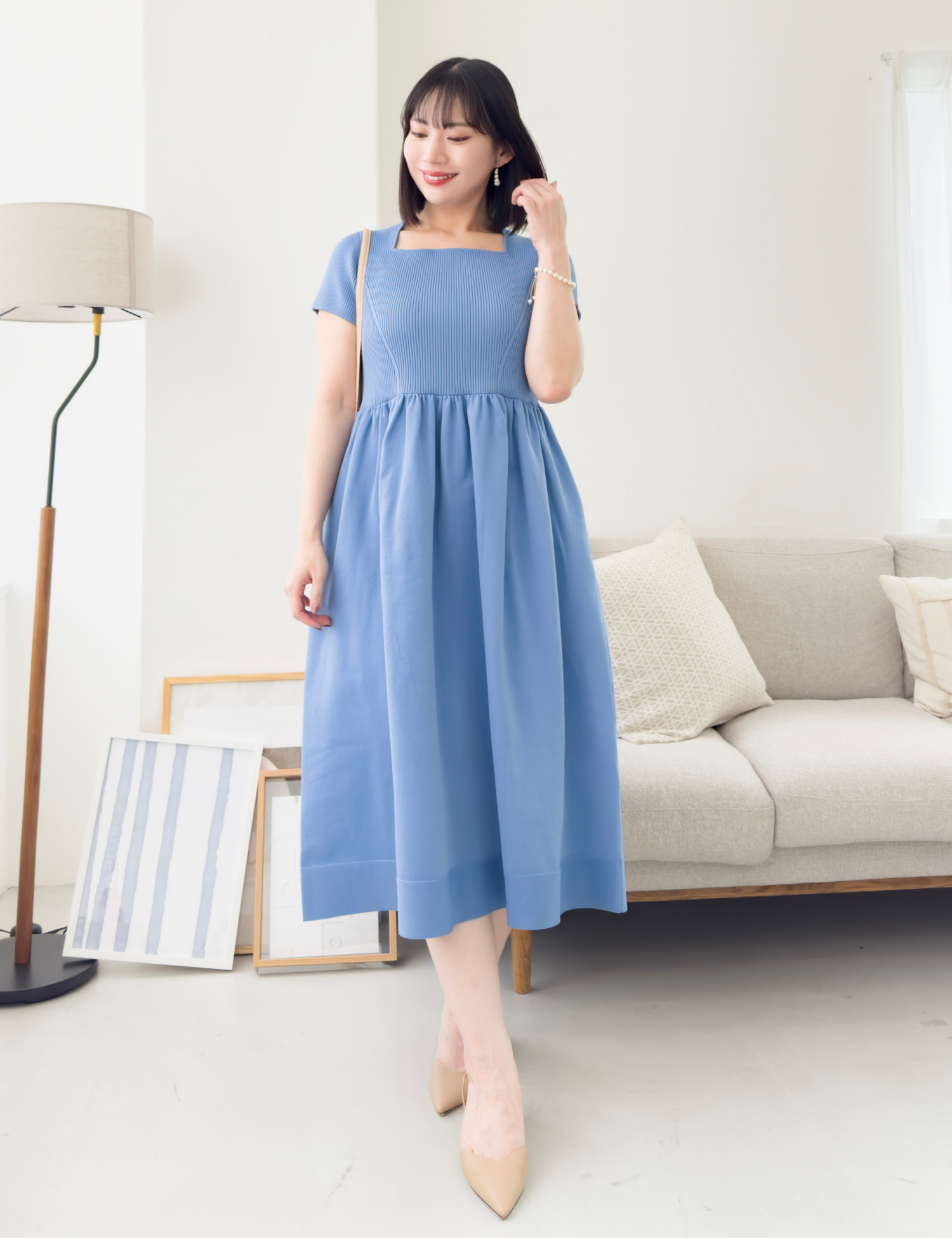 首延長ニットワンピ| CINEMATIQ by Pinup Closet 首延長ニットワンピ| CINEMATIQ by Pinup Closet