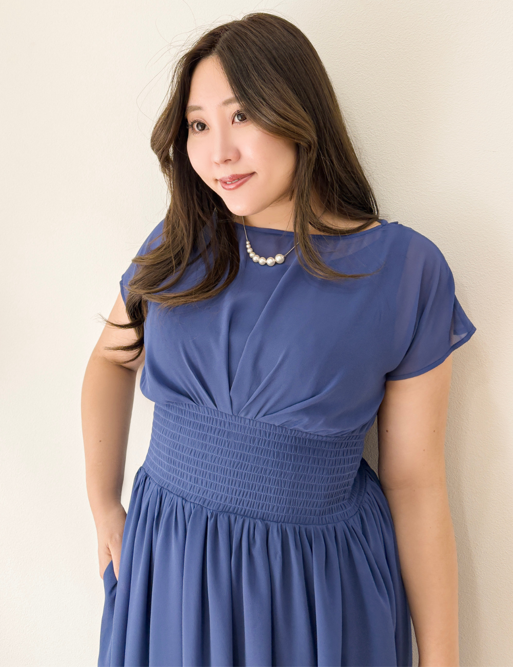 ドレープシャーリングワンピ - Pinup Closet ONLINE STORE