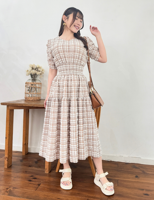プレイドヘレナワンピ - Pinup Closet ONLINE STORE