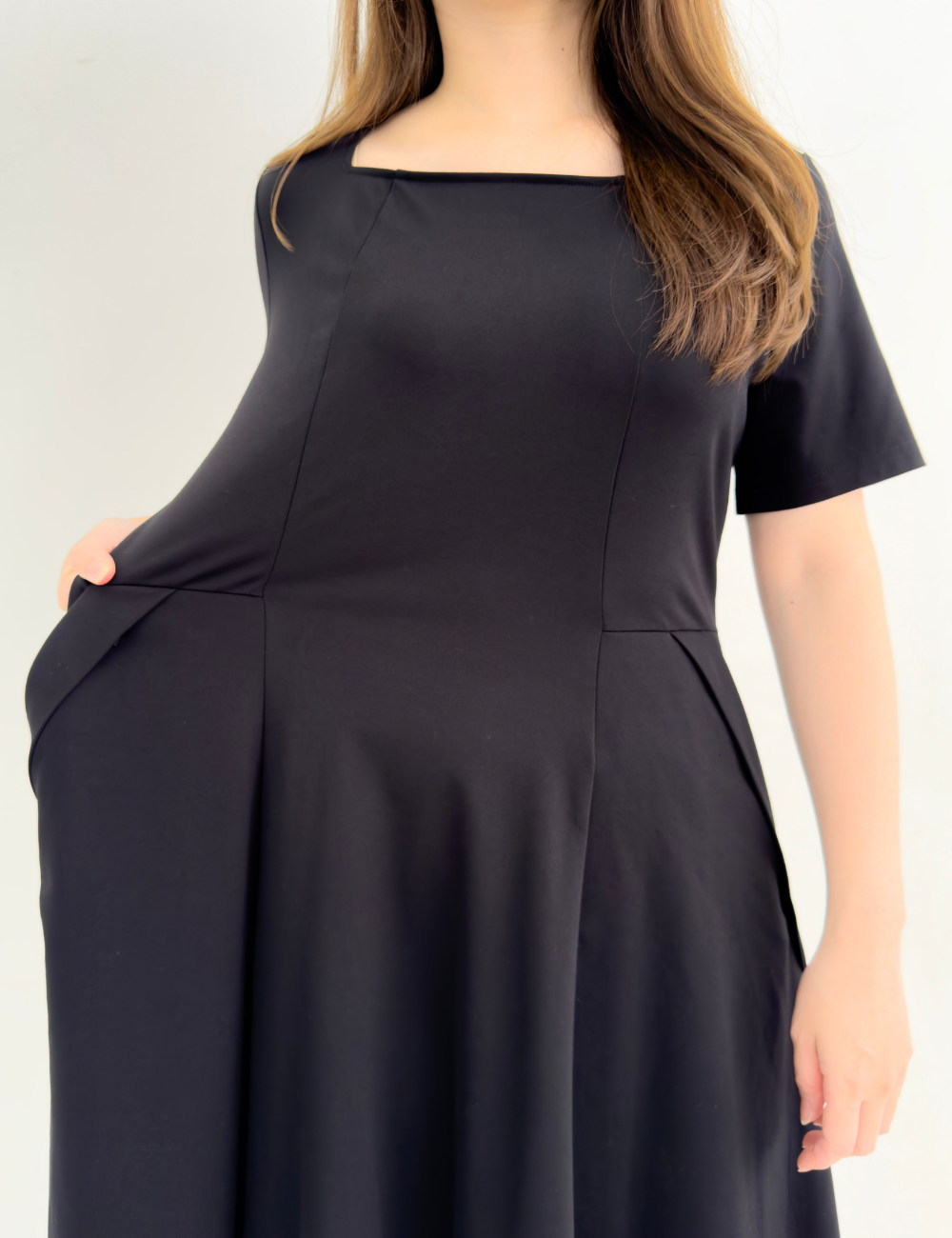 【べーシックライン】ダブルポケットワンピ - Pinup Closet ONLINE STORE