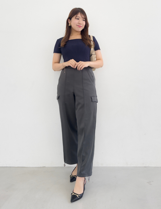 【ベーシックライン】ダブルポケットカーゴパンツ - Pinup Closet ONLINE STORE