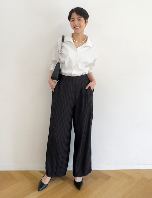 【セットアップ可能】プリーツストレートパンツ - Pinup Closet ONLINE STORE