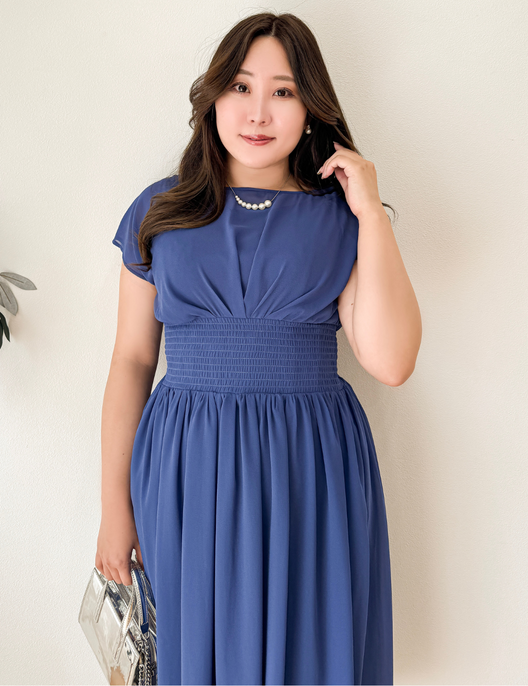 ドレープシャーリングワンピ - Pinup Closet ONLINE STORE