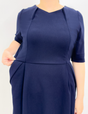 Linen-like Holiday Dress