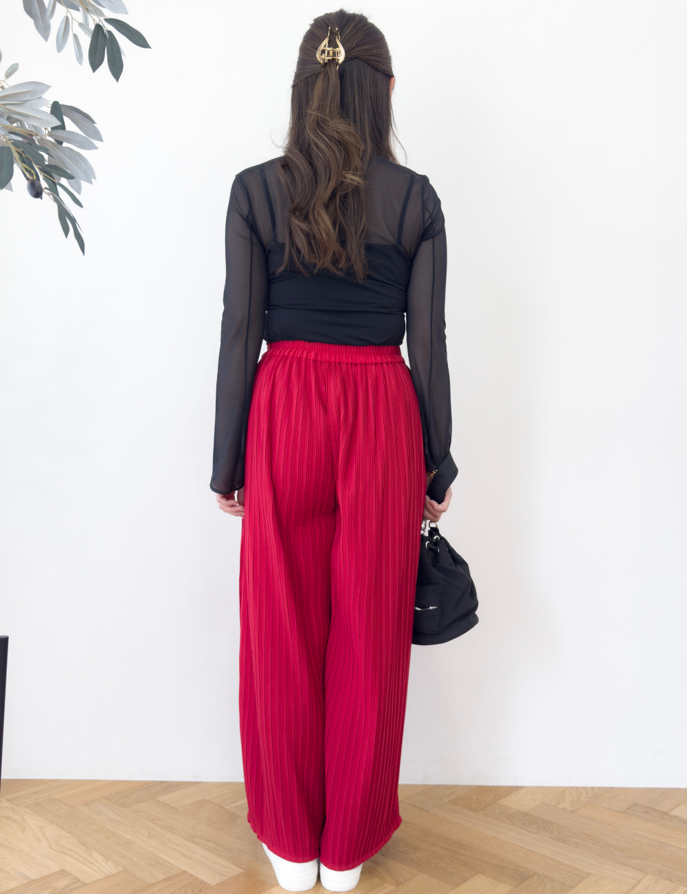 【セットアップ可能】プリーツストレートパンツ - Pinup Closet ONLINE STORE