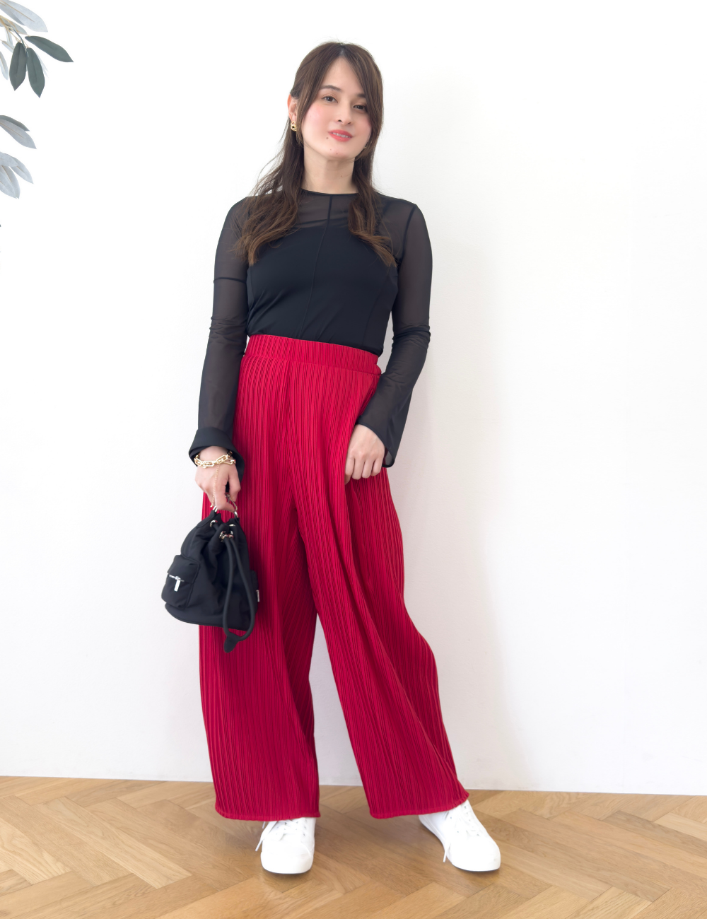 【セットアップ可能】プリーツストレートパンツ - Pinup Closet ONLINE STORE