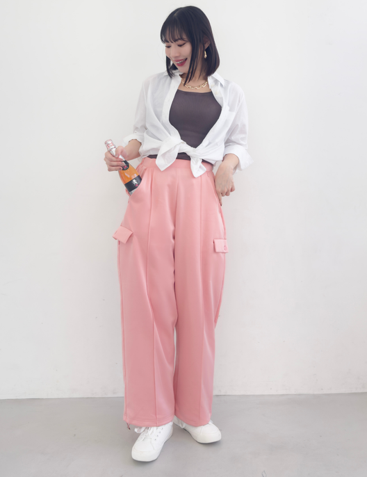 【ベーシックライン】ダブルポケットカーゴパンツ - Pinup Closet ONLINE STORE