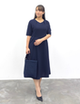 Linen-like Holiday Dress