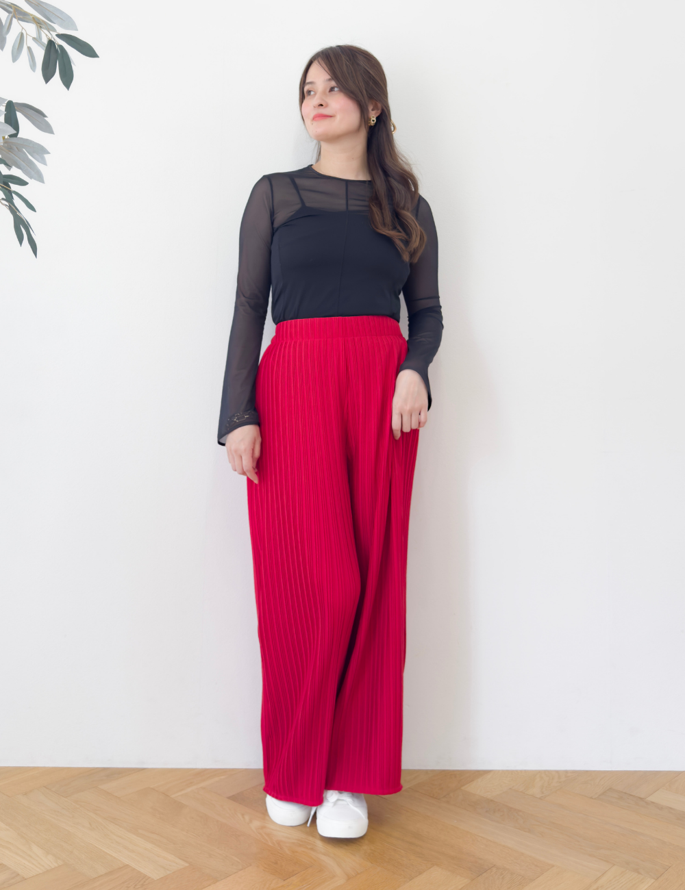【セットアップ可能】プリーツストレートパンツ - Pinup Closet ONLINE STORE