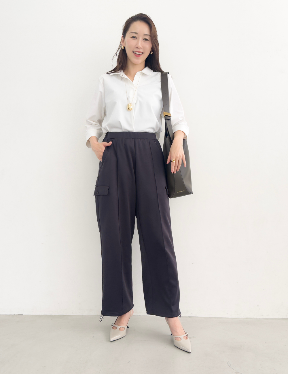 【ベーシックライン】ダブルポケットカーゴパンツ - Pinup Closet ONLINE STORE