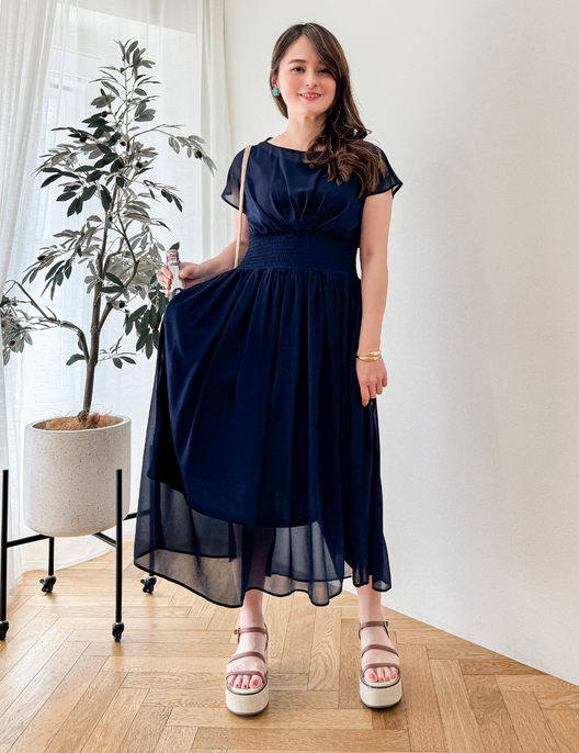 ドレープシャーリングワンピ - Pinup Closet ONLINE STORE