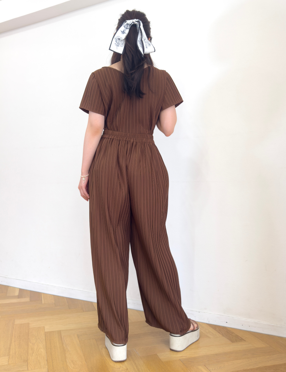 【セットアップ可能】プリーツストレートパンツ - Pinup Closet ONLINE STORE