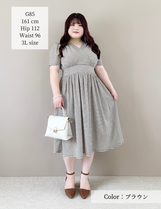 チェックメアリーワンピ - Pinup Closet ONLINE STORE