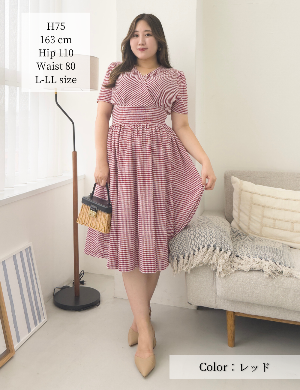 チェックメアリーワンピ - Pinup Closet ONLINE STORE