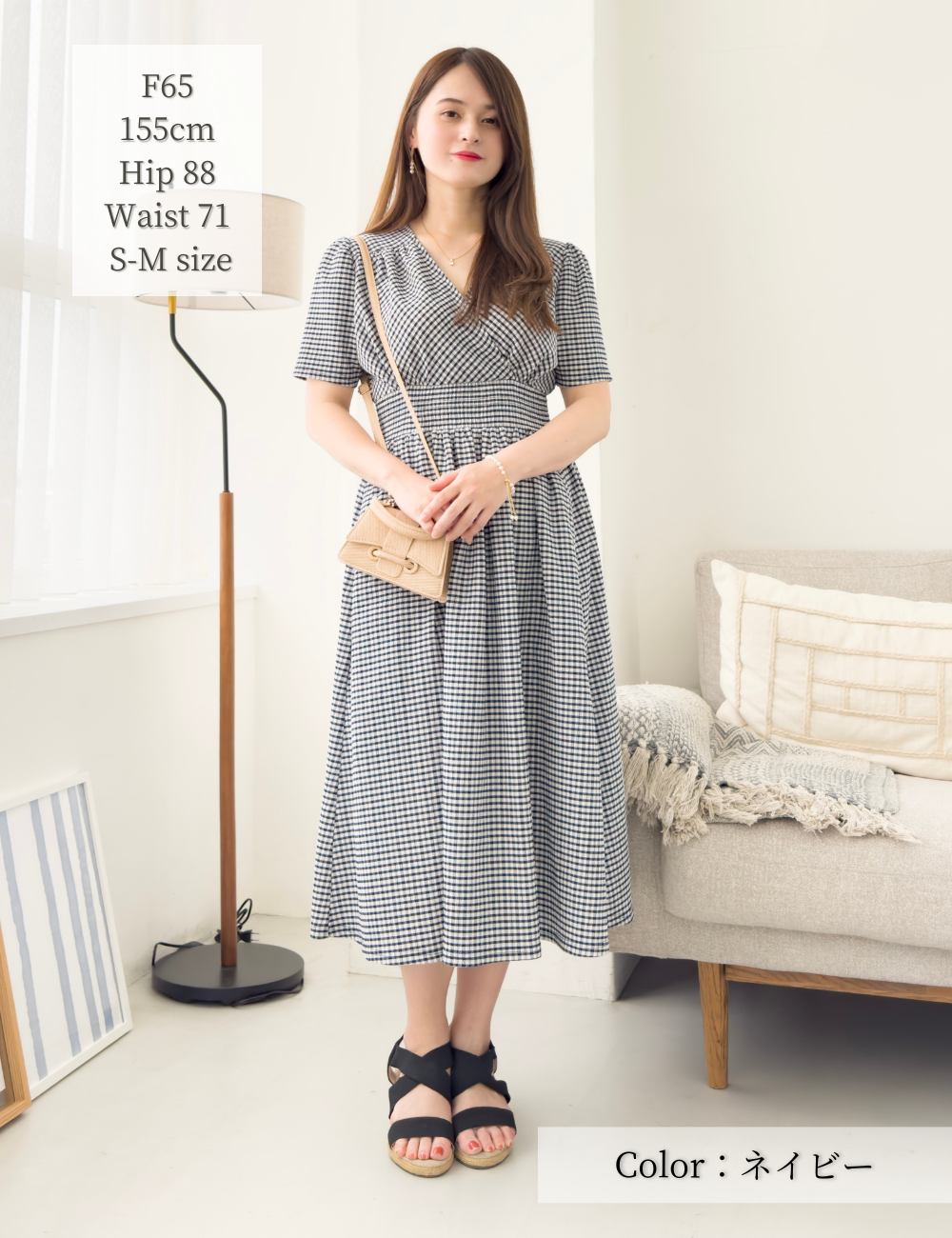 チェックメアリーワンピ - Pinup Closet ONLINE STORE