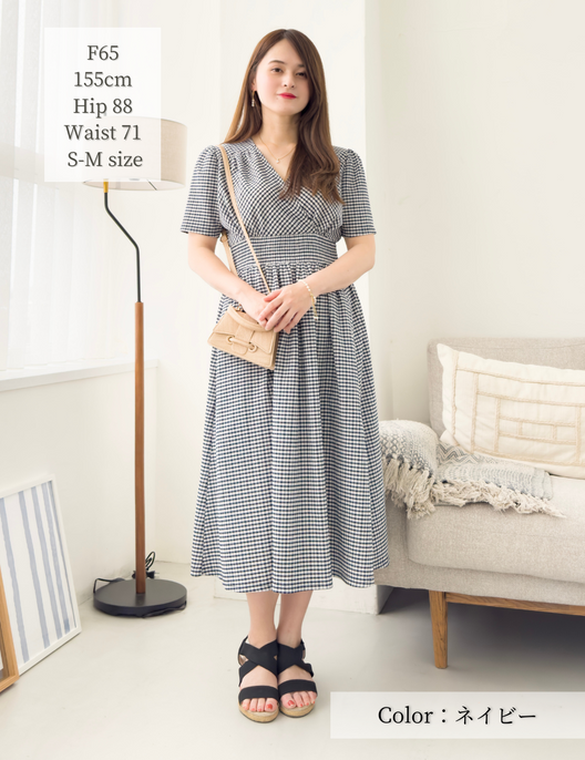 チェックメアリーワンピ - Pinup Closet ONLINE STORE