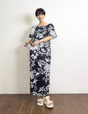 Lace ribbon dress