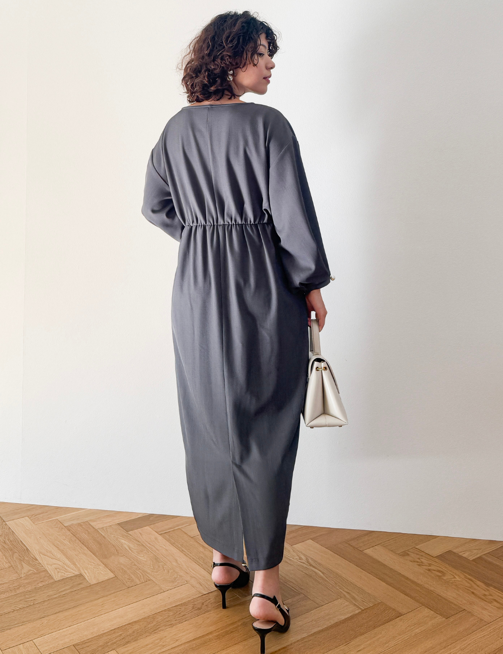 キーネックパールワンピ - Pinup Closet ONLINE STORE