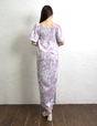 Lace ribbon dress