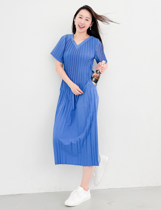 2wayグラデプリーツワンピ - Pinup Closet ONLINE STORE