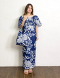 Lace ribbon dress