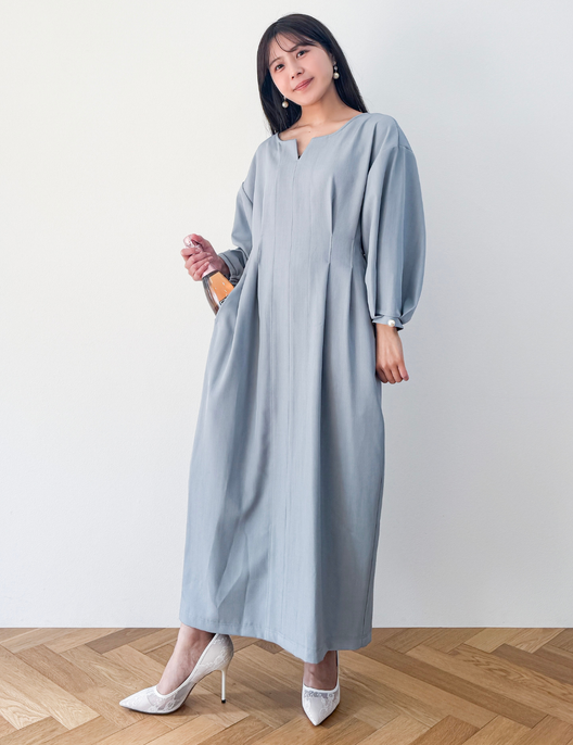 キーネックパールワンピ - Pinup Closet ONLINE STORE