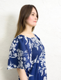 Lace ribbon dress