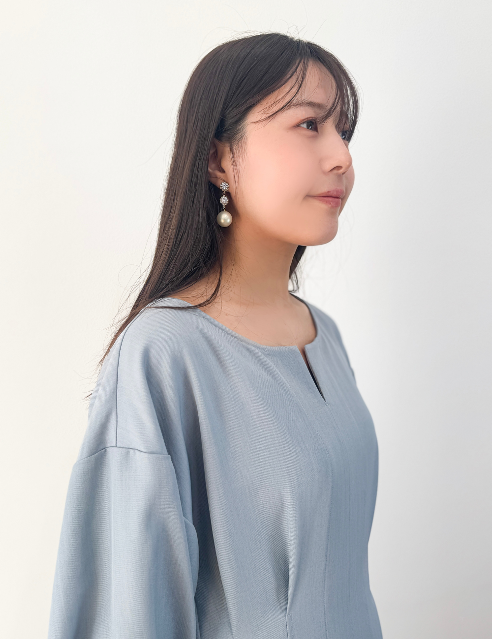 キーネックパールワンピ - Pinup Closet ONLINE STORE