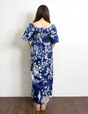 Lace ribbon dress