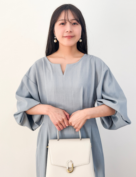 キーネックパールワンピ - Pinup Closet ONLINE STORE