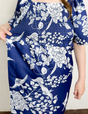 Lace ribbon dress