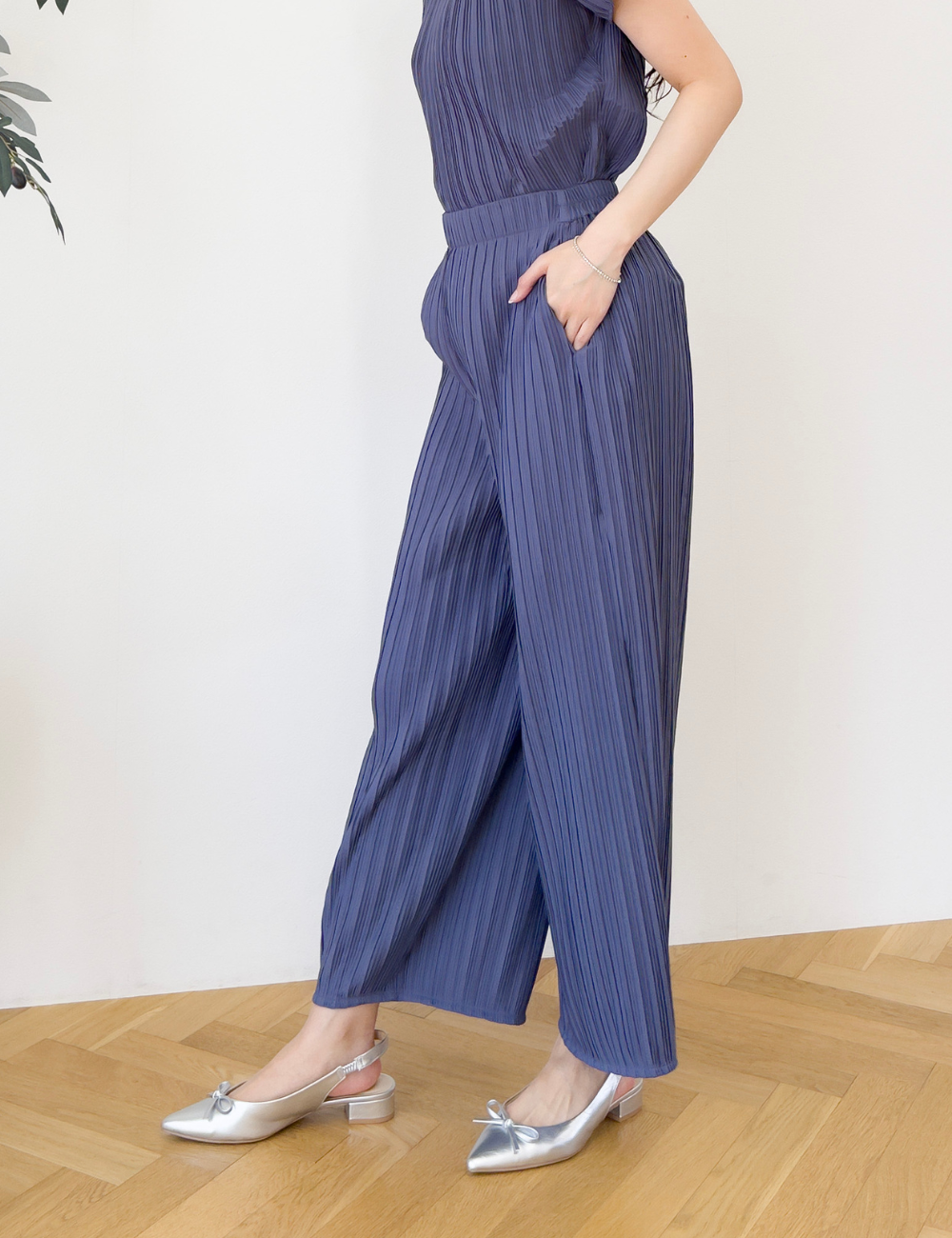 【セットアップ可能】プリーツストレートパンツ - Pinup Closet ONLINE STORE