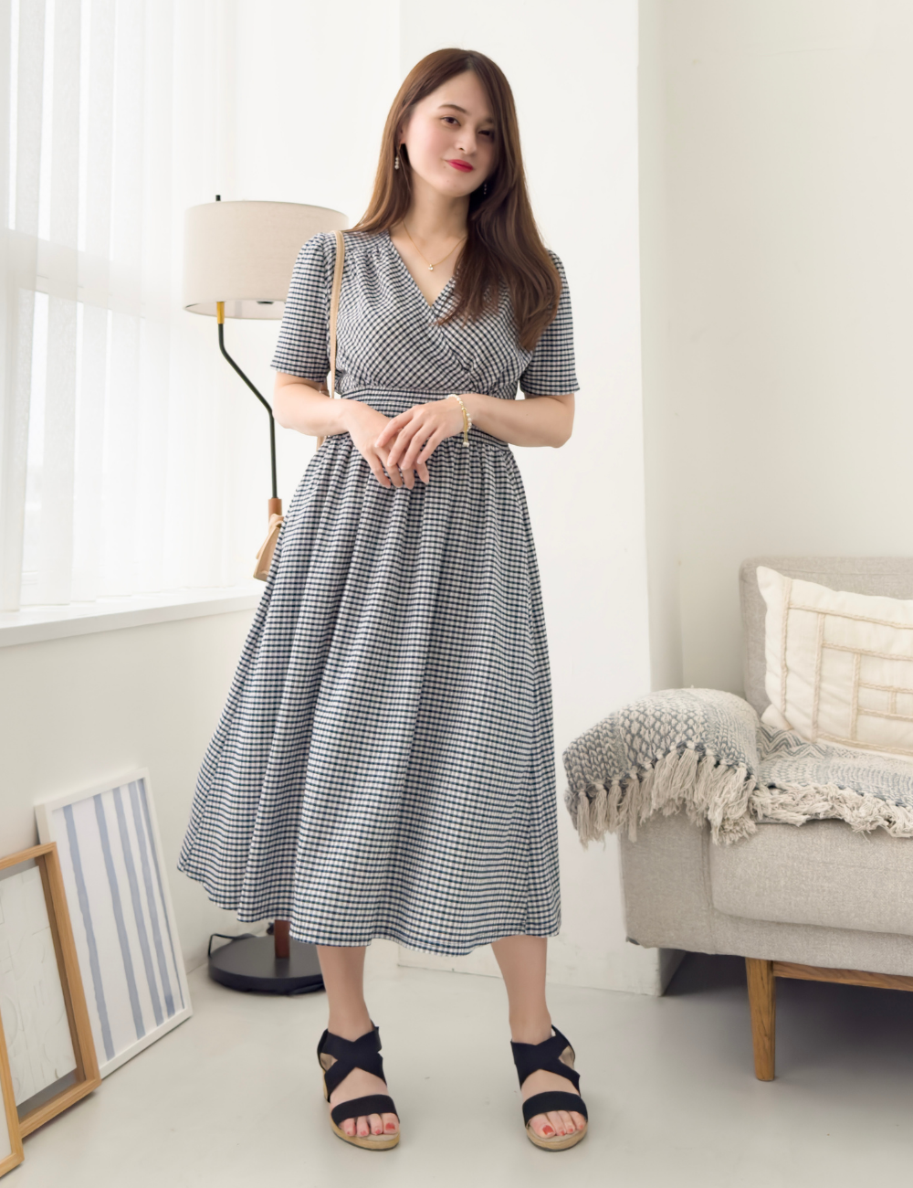 チェックメアリーワンピ - Pinup Closet ONLINE STORE