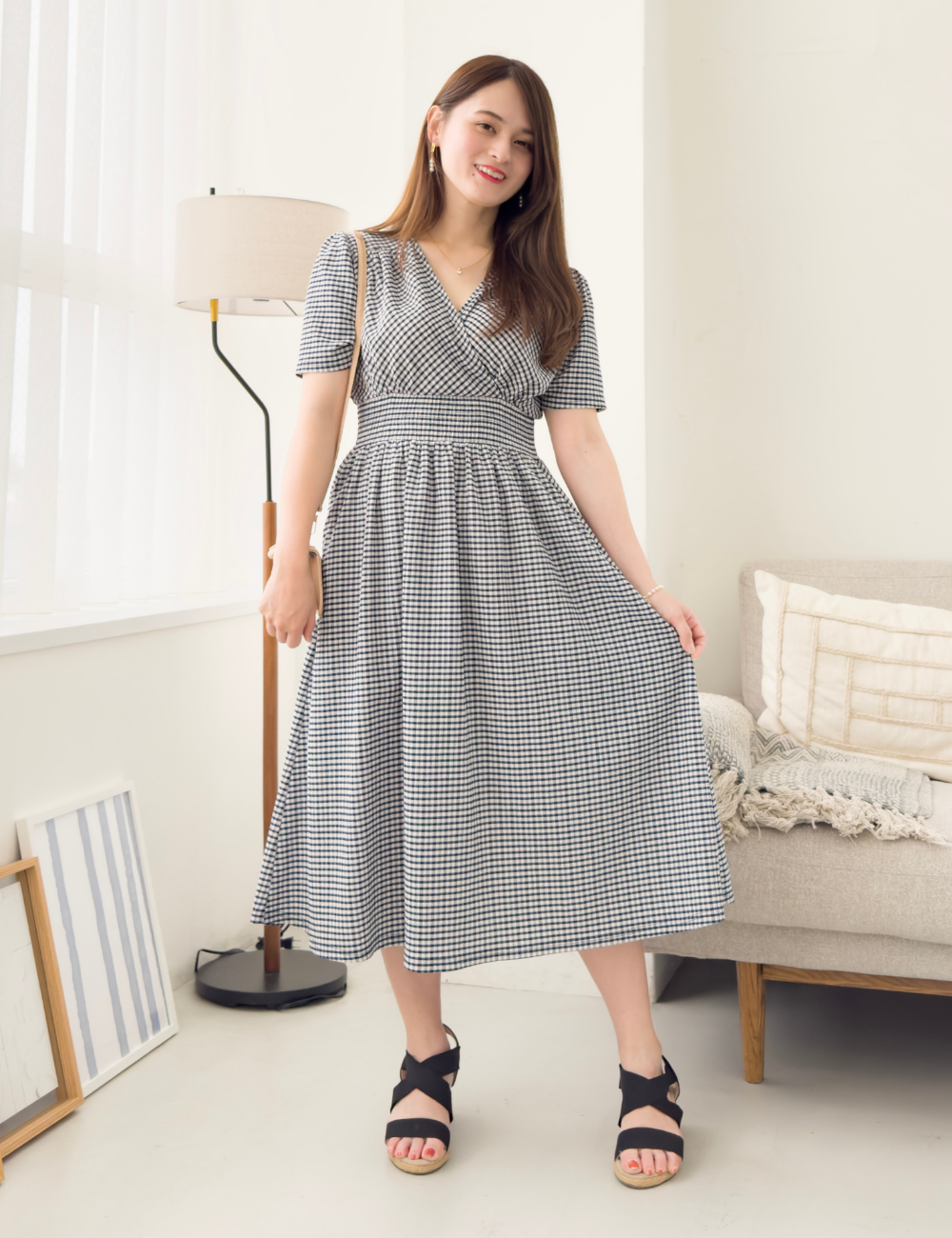 チェックメアリーワンピ - Pinup Closet ONLINE STORE
