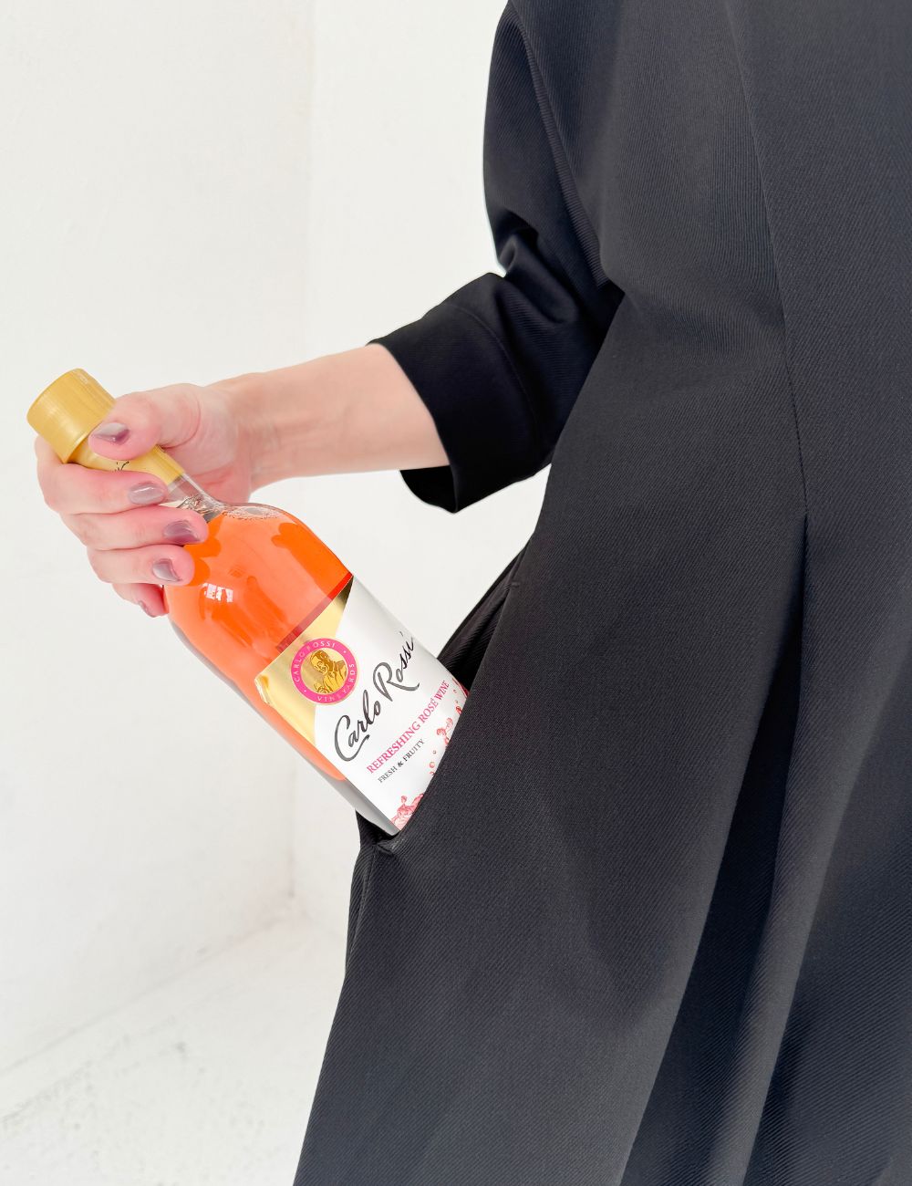 フロントオープンシャツワンピース