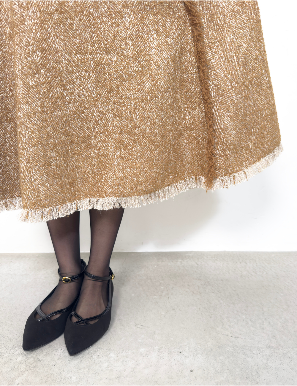 ツイードフリンジAラインスカート - Pinup Closet ONLINE STORE