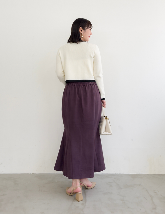 【ベーシックライン】ダブルポケットマーメイドスカート - Pinup Closet ONLINE STORE