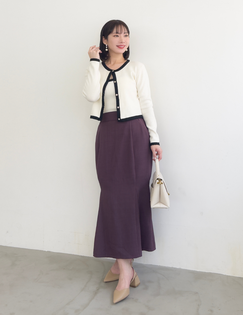 【ベーシックライン】ダブルポケットマーメイドスカート - Pinup Closet ONLINE STORE