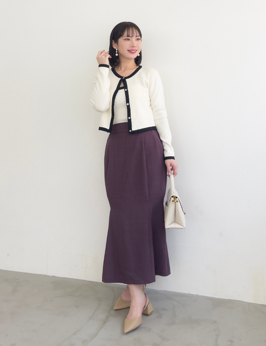 【ベーシックライン】ダブルポケットマーメイドスカート - Pinup Closet ONLINE STORE