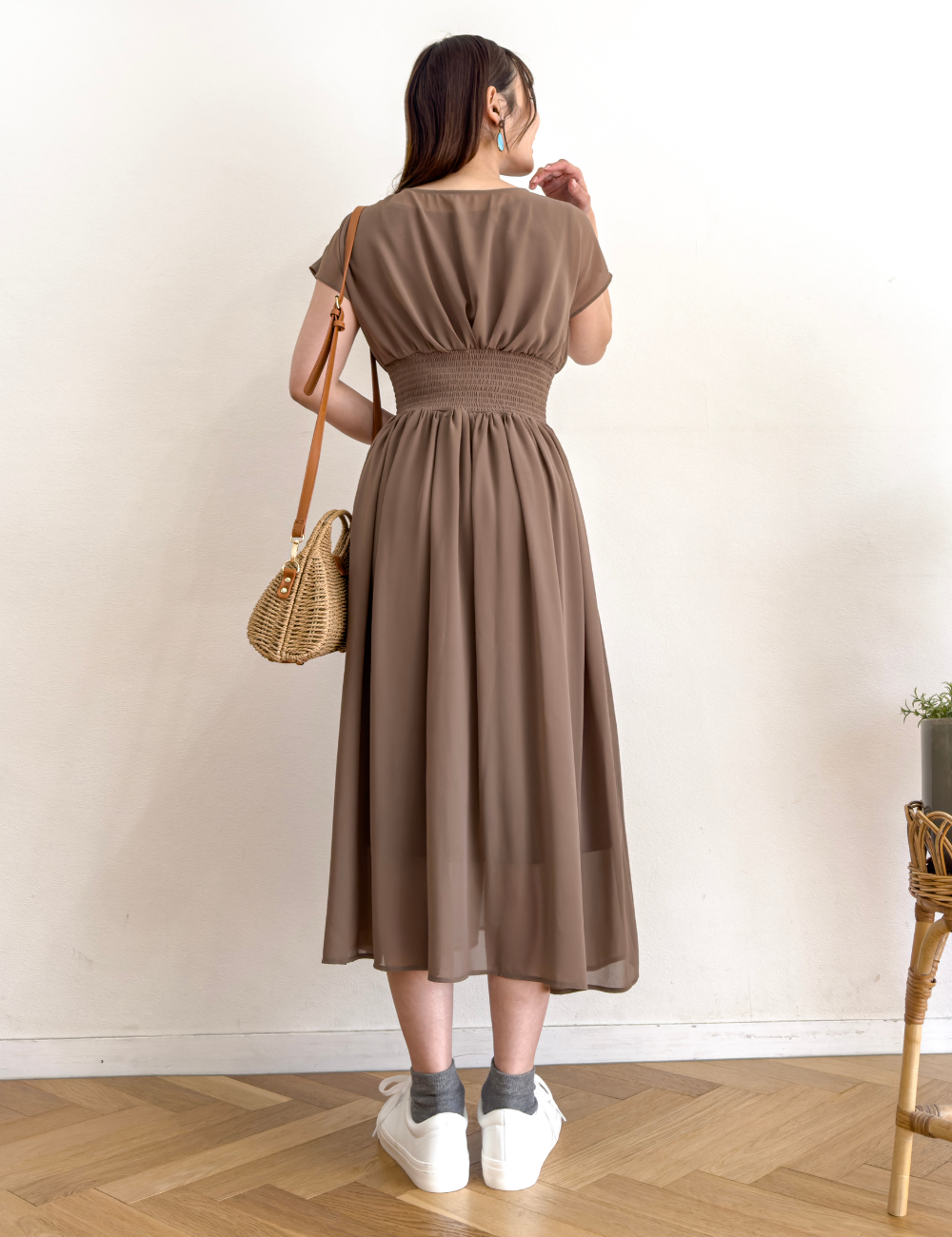 ドレープシャーリングワンピ - Pinup Closet ONLINE STORE