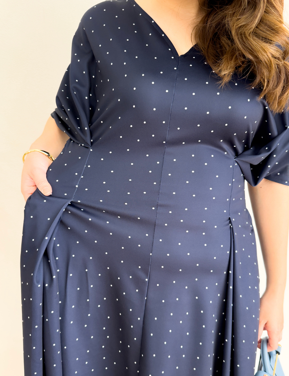 ドットドリーミースリーブワンピ - Pinup Closet ONLINE STORE