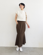 【ベーシックライン】ダブルポケットマーメイドスカート